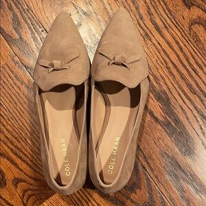 Cole Haan Women's Brown Suede Flats